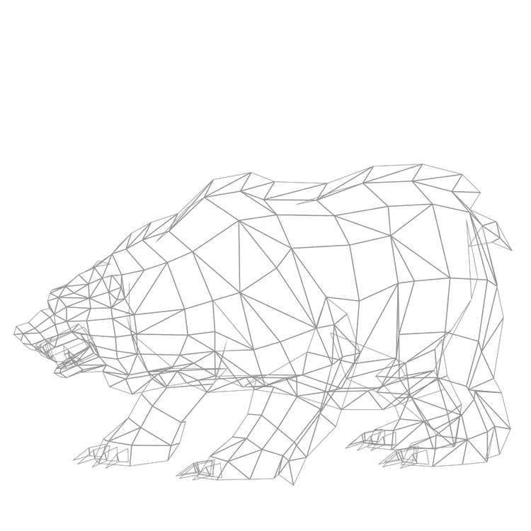 (Animal-0018) -3D-Canavar Ayı-Yaralı-sol